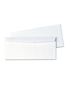 QUA90020B BUSINESS ENVELOPE, #10, COMMERCIAL FLAP, GUMMED CLOSURE, 4.13 X 9.5, WHITE, 1,000/BOX