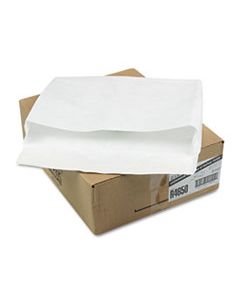 QUAR4650 OPEN SIDE EXPANSION MAILERS, DUPONT TYVEK, #15 1/2, COMMERCIAL FLAP, SELF-ADHESIVE CLOSURE, 12 X 16, WHITE, 100/CARTON