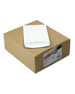 QUAR7501 BUBBLE MAILER OF DUPONT TYVEK, #0, AIR CUSHION LINING, SELF-ADHESIVE CLOSURE, 6.5 X 9.5, WHITE, 25/BOX