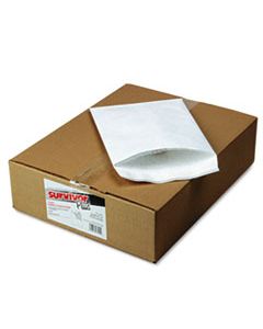 QUAR7525 BUBBLE MAILER OF DUPONT TYVEK, #2E, AIR CUSHION LINING, SELF-ADHESIVE CLOSURE, 9 X 12, WHITE, 25/BOX