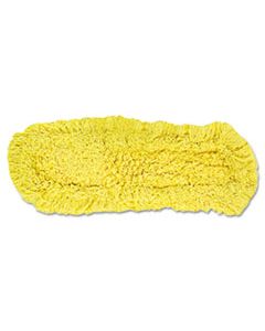 RCPJ15200YEL TRAPPER COMMERCIAL DUST MOP, LOOPED-END LAUNDERABLE, 5" X 18", YELLOW