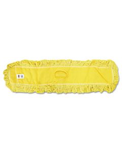 RCPJ15700YEL TRAPPER COMMERCIAL DUST MOP, LOOPED-END LAUNDERABLE, 5" X 48", YELLOW