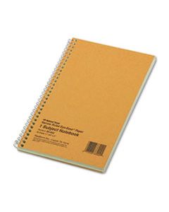 RED33002 SINGLE-SUBJECT WIREBOUND NOTEBOOKS, 1 SUBJECT, NARROW RULE, BROWN COVER, 7.75 X 5, 80 SHEETS
