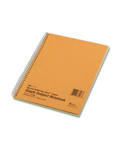 RED33008 SINGLE-SUBJECT WIREBOUND NOTEBOOKS, 1 SUBJECT, NARROW RULE, BROWN COVER, 10 X 8, 80 SHEETS