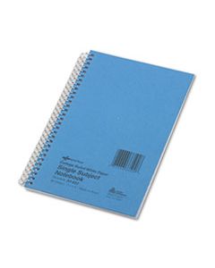 RED33502 SINGLE-SUBJECT WIREBOUND NOTEBOOKS, 1 SUBJECT, MEDIUM/COLLEGE RULE, BLUE COVER, 7.75 X 5, 80 SHEETS