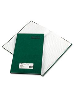 RED56111 EMERALD SERIES ACCOUNT BOOK, GREEN COVER, 150 PAGES, 12 1/4 X 7 1/4