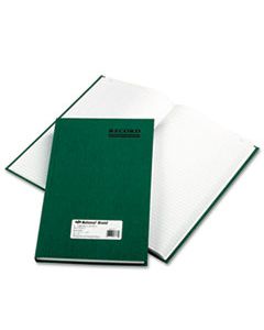 RED56131 EMERALD SERIES ACCOUNT BOOK, GREEN COVER, 300 PAGES, 12 1/4 X 7 1/4