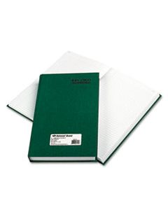 RED56151 EMERALD SERIES ACCOUNT BOOK, GREEN COVER, 500 PAGES, 12 1/4 X 7 1/4