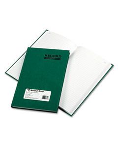 RED56521 EMERALD SERIES ACCOUNT BOOK, GREEN COVER, 200 PAGES, 9 5/8 X 6 1/4