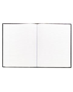 REDA1081 EXECUTIVE NOTEBOOK, MEDIUM/COLLEGE RULE, BLACK COVER, 10 3/4 X 8 1/2, 75 SHEETS