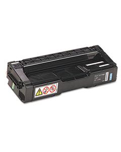 RIC406047 406047 TONER, 2000 PAGE-YIELD, CYAN