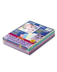 PAC101058 ARRAY COLORED BOND PAPER, 20LB, 8.5 X 11, ASSORTED PASTEL COLORS, 500/REAM