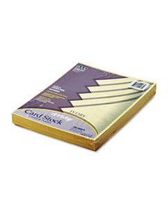 PAC101186 ARRAY CARD STOCK, 65LB, 8.5 X 11, IVORY, 100/PACK