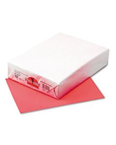 PAC102212 KALEIDOSCOPE MULTIPURPOSE PAPER, 24LB, 8.5 X 11, HYPER CORAL RED, 500/REAM