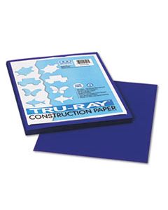 PAC103017 TRU-RAY CONSTRUCTION PAPER, 76LB, 9 X 12, ROYAL BLUE, 50/PACK