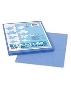 PAC103022 TRU-RAY CONSTRUCTION PAPER, 76LB, 9 X 12, BLUE, 50/PACK