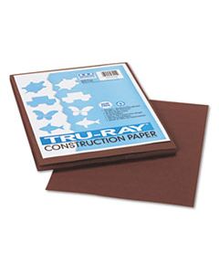 PAC103024 TRU-RAY CONSTRUCTION PAPER, 76LB, 9 X 12, DARK BROWN, 50/PACK