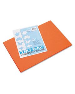 PAC103034 TRU-RAY CONSTRUCTION PAPER, 76LB, 12 X 18, ORANGE, 50/PACK