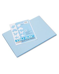 PAC103048 TRU-RAY CONSTRUCTION PAPER, 76LB, 12 X 18, SKY BLUE, 50/PACK