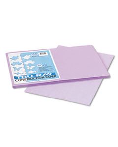 PAC103050 TRU-RAY CONSTRUCTION PAPER, 76LB, 12 X 18, LILAC, 50/PACK