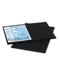 PAC103061 TRU-RAY CONSTRUCTION PAPER, 76LB, 12 X 18, BLACK, 50/PACK