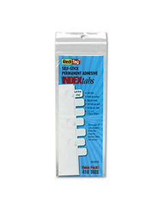 RTG31010 LEGAL INDEX TABS, 1/5-CUT TABS, WHITE, 1" WIDE, 416/PACK