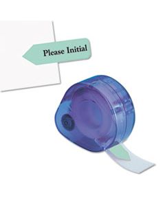 RTG81114 ARROW MESSAGE PAGE FLAGS IN DISPENSER, "PLEASE INITIAL", MINT, 120/DISPENSER