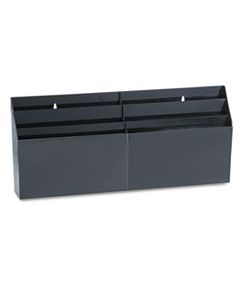 RUB96060ROS OPTIMIZERS SIX-POCKET ORGANIZER, 26 21/32" X 3 4/5" X 11 9/16", BLACK