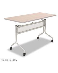 SAF2031SL IMPROMPTU SERIES MOBILE TRAINING TABLE BASE, 49-1/2W X 24D X 28H, SILVER