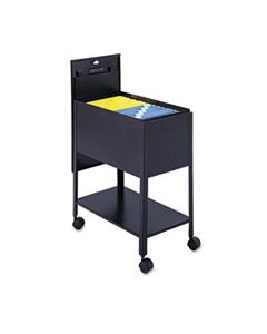 SAF5362BL EXTRA-DEEP LOCKING MOBILE TUB FILE, 13.5W X 24.75D X 28.25H, BLACK