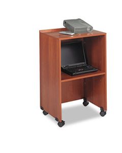 SAF8917CY LECTERN BASE/MEDIA CART, 21.25W X 17.5D X 33.75H, CHERRY