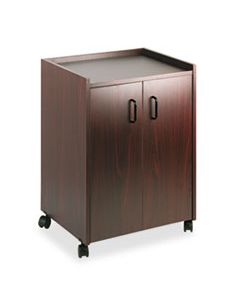 SAF8953MH MOBILE REFRESHMENT CENTER, ONE-SHELF, 23W X 18D X 31H, MAHOGANY