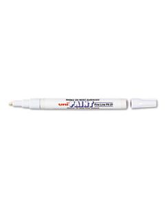 SAN63713 PERMANENT MARKER, FINE BULLET TIP, WHITE