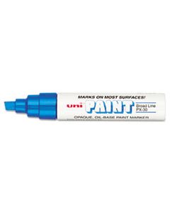 SAN63733 PERMANENT MARKER, BROAD CHISEL TIP, BLUE