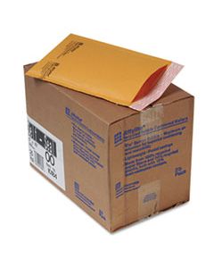 SEL10184 JIFFYLITE SELF-SEAL BUBBLE MAILER, #00, BARRIER BUBBLE LINING, SELF-ADHESIVE CLOSURE, 5 X 10, GOLDEN BROWN KRAFT, 25/CARTON