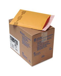 SEL10185 JIFFYLITE SELF-SEAL BUBBLE MAILER, #0, BARRIER BUBBLE LINING, SELF-ADHESIVE CLOSURE, 6 X 10, GOLDEN BROWN KRAFT, 25/CARTON