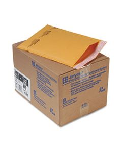 SEL10186 JIFFYLITE SELF-SEAL BUBBLE MAILER, #1, BARRIER BUBBLE LINING, SELF-ADHESIVE CLOSURE, 7.25 X 12, GOLDEN BROWN KRAFT, 25/CARTON