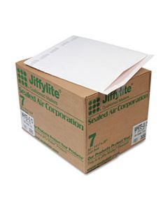 SEL39263 JIFFYLITE SELF-SEAL BUBBLE MAILER, #7, BARRIER BUBBLE LINING, SELF-ADHESIVE CLOSURE, 14.25 X 20, WHITE, 50/CARTON