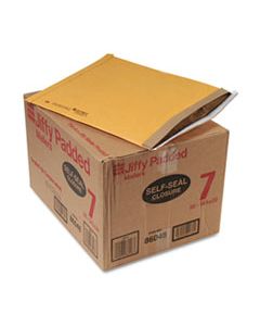 SEL64542 JIFFY PADDED MAILER, #7, PAPER LINING, SELF-ADHESIVE CLOSURE, 14.25 X 20, NATURAL KRAFT, 50/CARTON