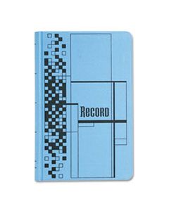 ABFARB712CR5 RECORD LEDGER BOOK, BLUE CLOTH COVER, 500 7 1/4 X 11 3/4 PAGES