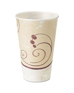 SCCX20NJ8002 SYMPHONY DESIGN TROPHY FOAM HOT/COLD DRINK CUPS, 20 OZ, BEIGE, 750/CARTON