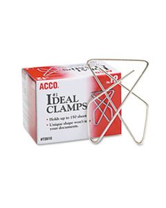 ACC72610 IDEAL CLAMPS, LARGE (NO. 1), SILVER, 12/BOX