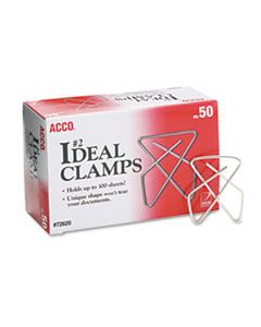 ACC72620 IDEAL CLAMPS, SMALL (NO. 2), SILVER, 50/BOX