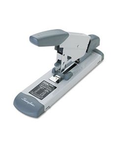 SWI39002 DELUXE HEAVY-DUTY STAPLER, 160-SHEET CAPACITY, PLATINUM