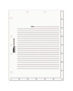 TAB54520 MEDICAL CHART INDEX DIVIDER SHEETS, 11 X 8.5, WHITE, 400/BOX