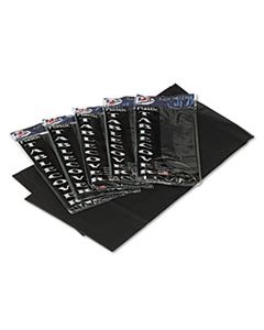 TBL549BK TABLE SET RECTANGULAR TABLE COVERS, HEAVYWEIGHT PLASTIC, 54 X 108, BLACK, 6/PACK