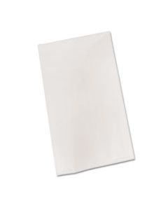 TBLBIO549WH BIO-DEGRADABLE PLASTIC TABLE COVER, 54" X 108", WHITE, 6/PACK