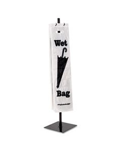 TCO57019 WET UMBRELLA BAG STAND, POWDER COATED STEEL, 10W X 10D X 40H, BLACK