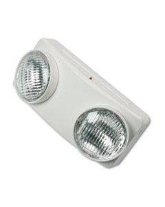 TCO70012 SWIVEL HEAD TWIN BEAM EMERGENCY LIGHTING UNIT, 12.75"W X 4"D X 5.5"H, WHITE