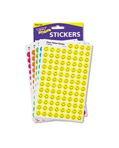 TEPT1942 SUPERSPOTS AND SUPERSHAPES STICKER VARIETY PACKS, NEON SMILES, 2,500/PACK